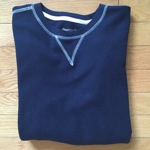 GAP KIDS XXL Navy Thermal Long Sleeve Shirt